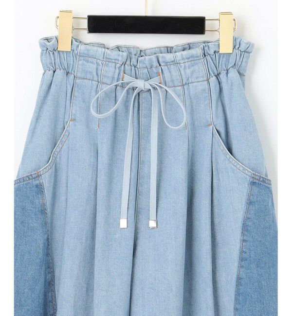  「ワイドイージーデニムパンツ2」|デニム|