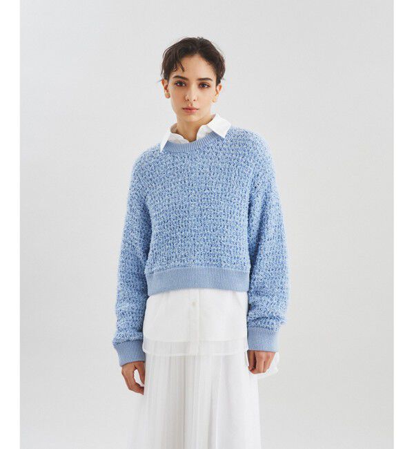  「テープヤーンニットトップ」|ニット・セーター|