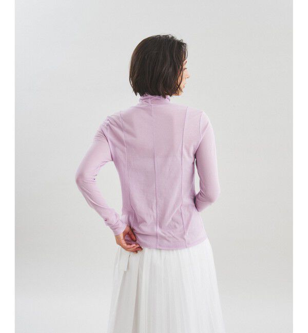  「シアー切替トップ」|Tシャツ・カットソー|