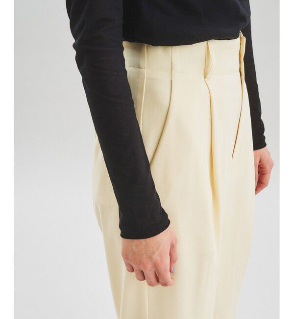  「シアー切替トップ」|Tシャツ・カットソー|