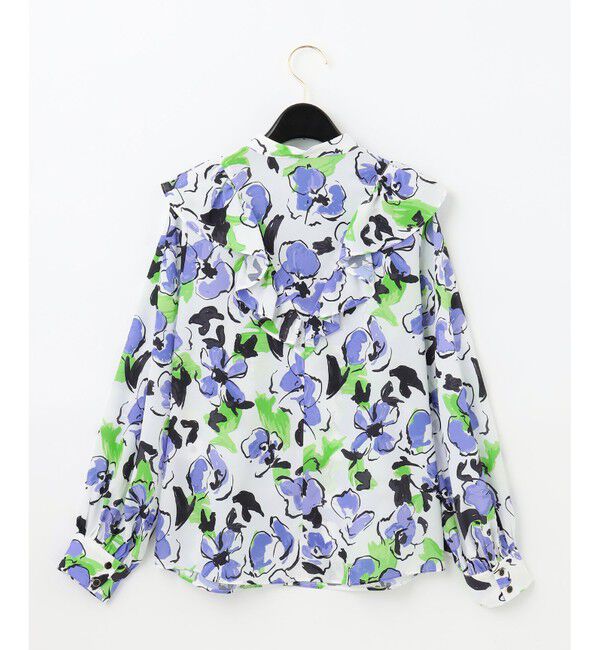  「ペイントフラワーブラウス」|シャツ・ブラウス|