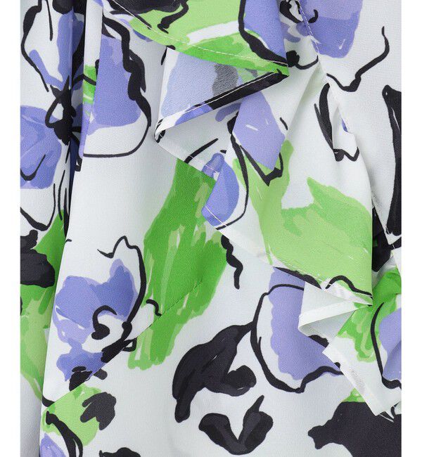  「ペイントフラワーブラウス」|シャツ・ブラウス|