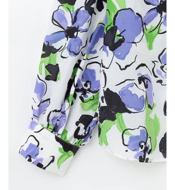  「ペイントフラワーブラウス」|シャツ・ブラウス|