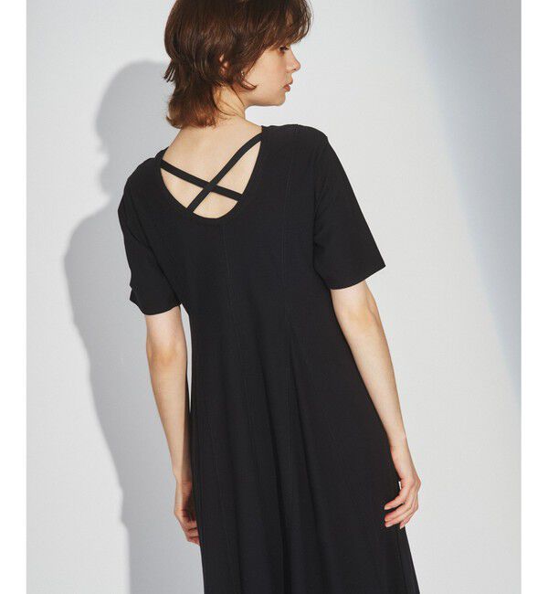 Diagram「切替フレアカットワンピース」|ワンピース|ブラック