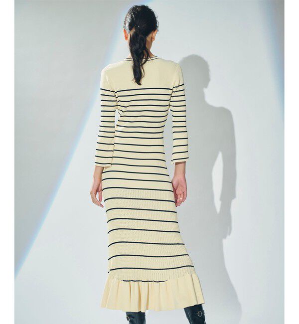 Diagram「ラメボーダーニットワンピース」|ワンピース|