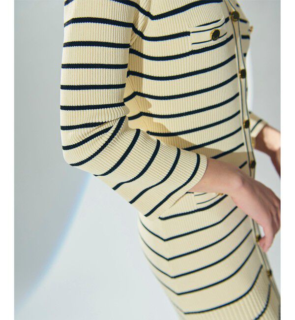 Diagram「ラメボーダーニットワンピース」|ワンピース|