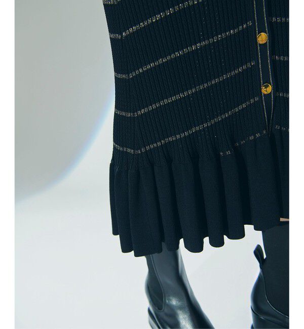 Diagram「ラメボーダーニットワンピース」|ワンピース|