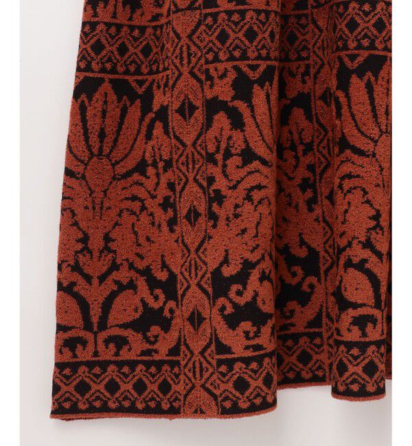 GRACE CONTINENTAL「フラワープリーツニットワンピース」|ワンピース|