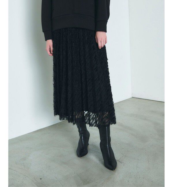 Diagram「フェザーチュールプリーツスカート」|スカート|ブラック