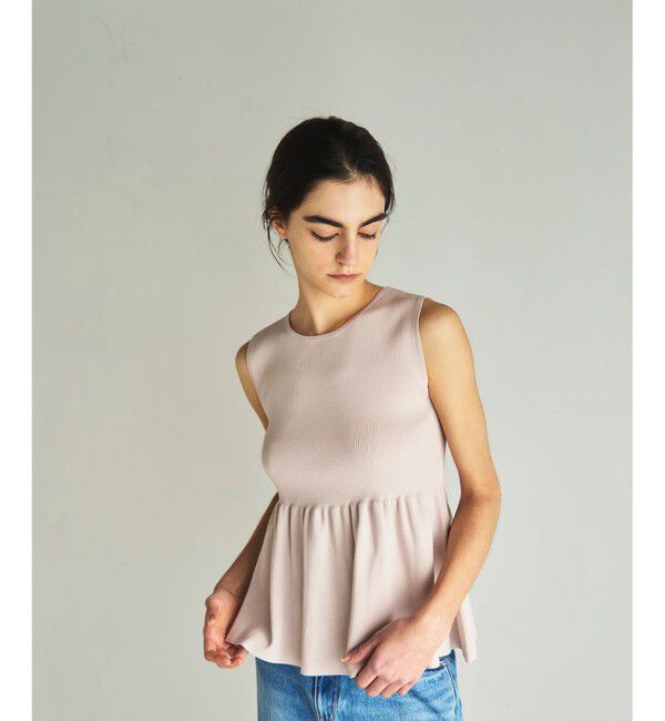 GRACE CONTINENTAL「刺繍ケープニットトップ」|ニット・セーター|