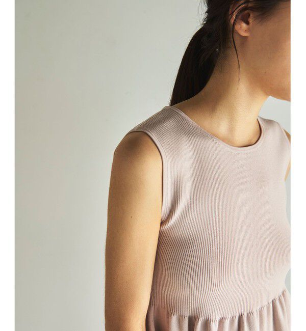 GRACE CONTINENTAL「刺繍ケープニットトップ」|ニット・セーター|