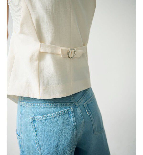 Grace Class「リネン混ツイルジレ」|ベスト・ジレ|