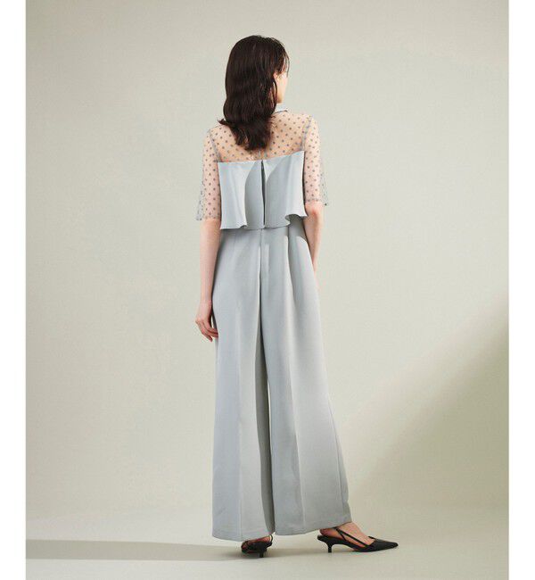 Grace Class「ドットチュールサロペット」|オールインワン|