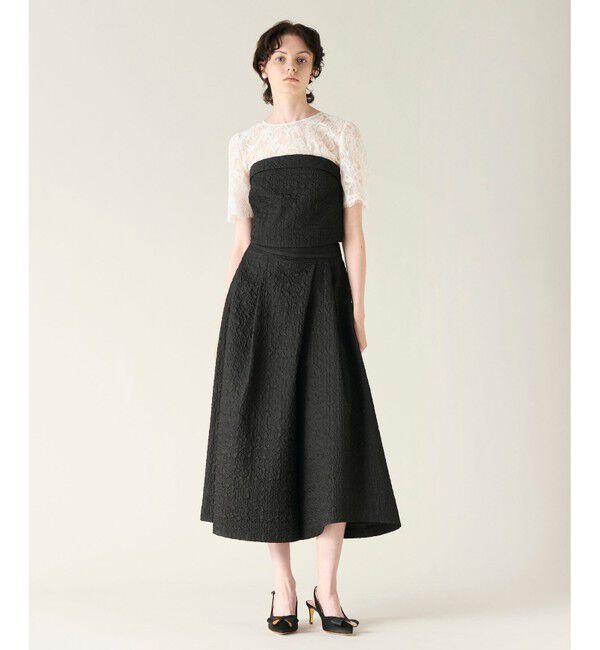 GRACE CONTINENTAL「ビスチェsetワイドパンツ」|その他|ブラック