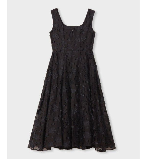 Grace Class「ラメFlowerジャガードドレス」|ワンピース|