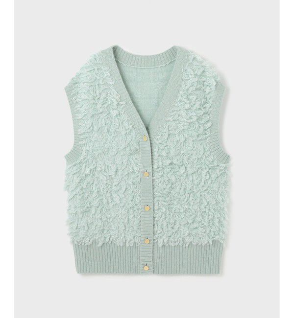 GRACE CONTINENTAL「ループニットベスト」|ベスト・ジレ|