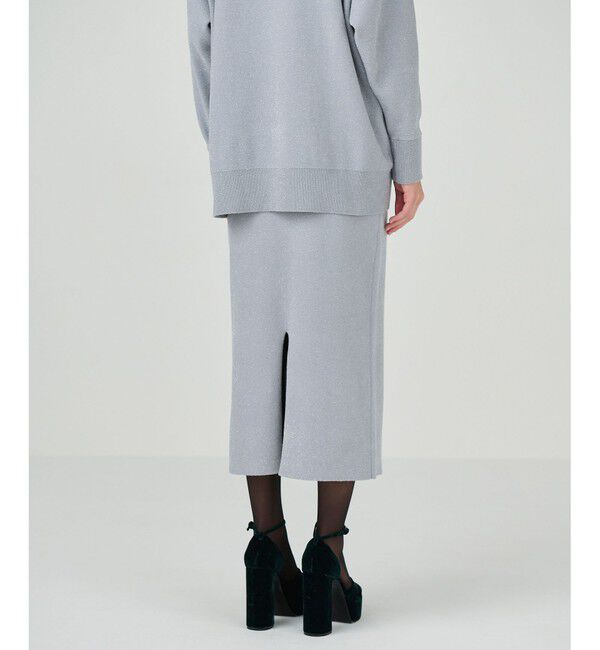 GRACE CONTINENTAL「ラメタイトニットスカート」|スカート|