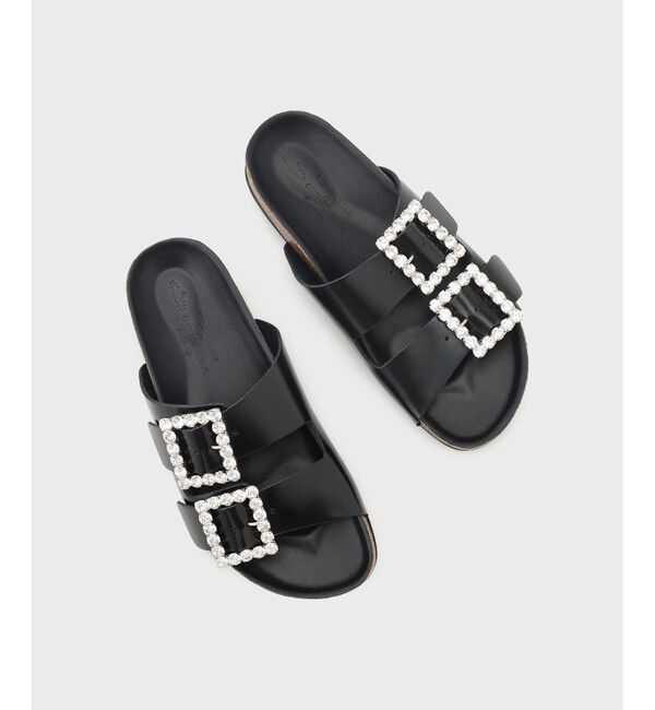  「CORSO ROMA スワロサンダル」|サンダル|ブラック