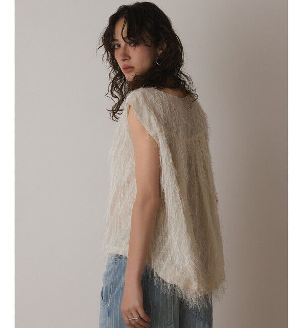  「フリンジギャザートップ」|Tシャツ・カットソー|