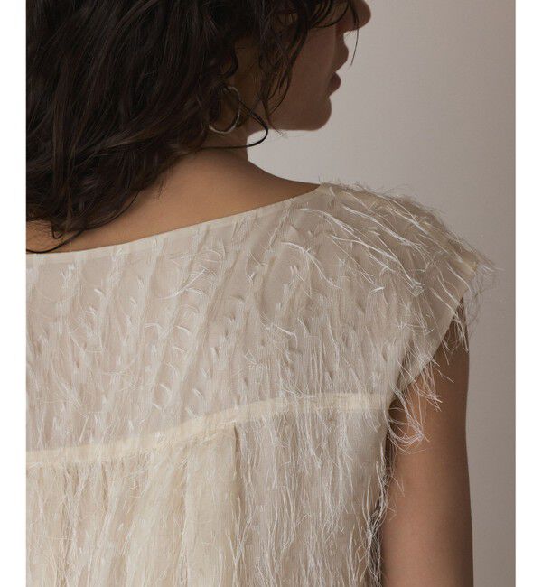  「フリンジギャザートップ」|Tシャツ・カットソー|