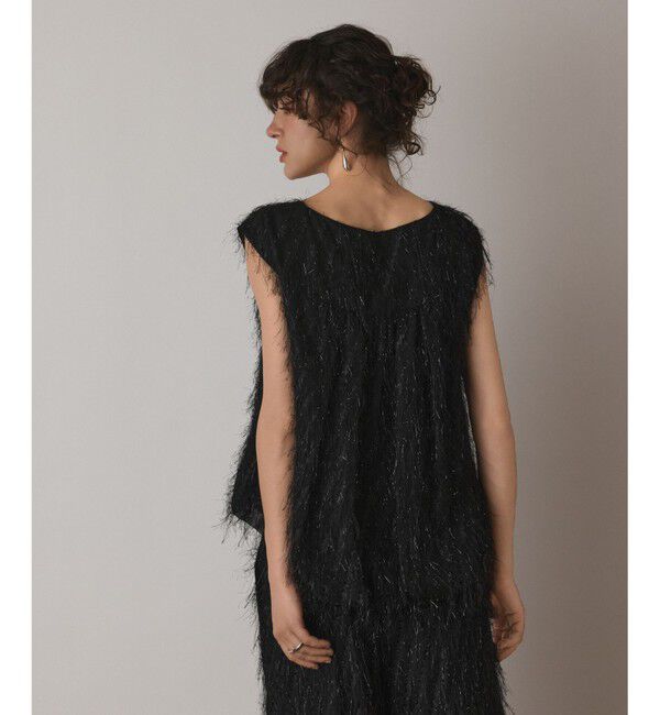  「フリンジギャザートップ」|Tシャツ・カットソー|