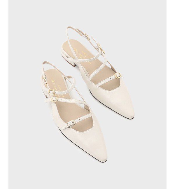  「CORSO ROMA ラインフラットサンダル」|サンダル|ホワイト