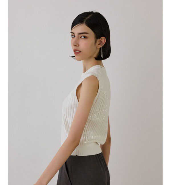 Diagram「スパンコールニットノースリーブ」|その他|