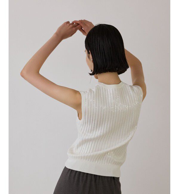 Diagram「スパンコールニットノースリーブ」|その他|