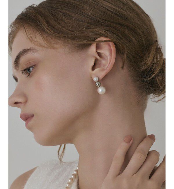 GRACE CONTINENTAL「バブルパールピアス」|ピアス|