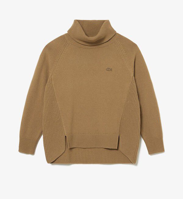 LACOSTE「ミドルゲージタートルネックニットセーター」|ニット・セーター|
