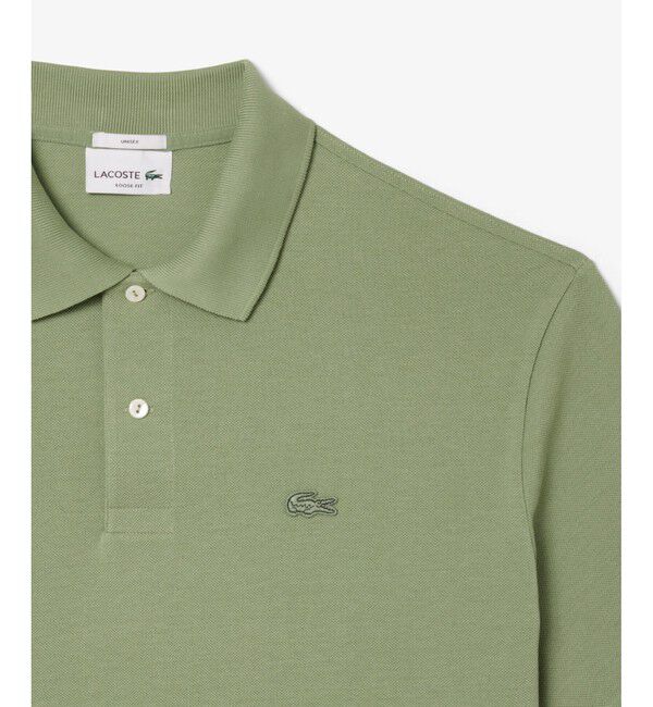 LACOSTE「ヘビーウェイトルーズフィットポロシャツ」|ポロシャツ|