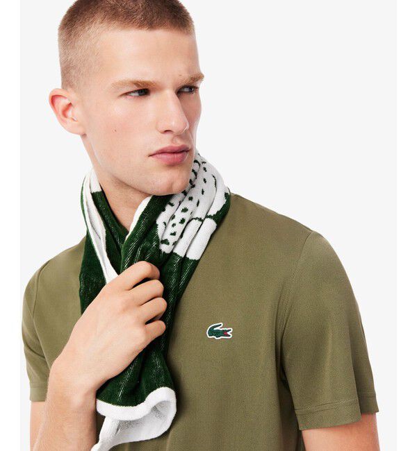LACOSTE「ラケットグラフィックウルトラドライTシャツ」|Tシャツ・カットソー|