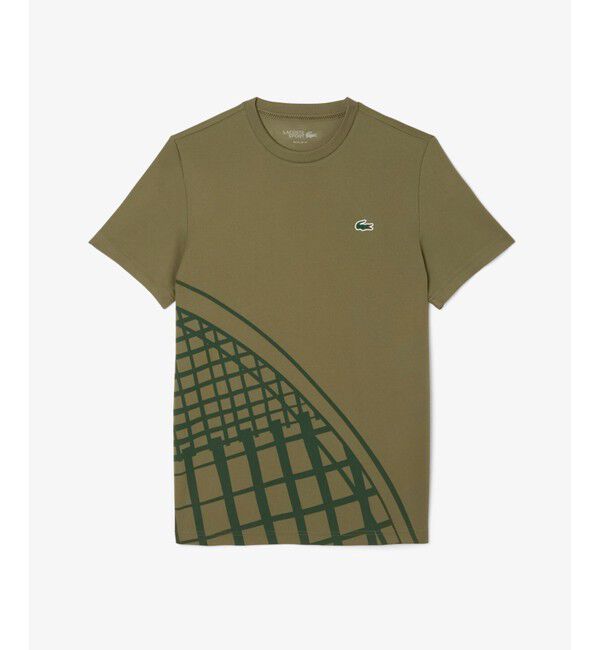 LACOSTE「ラケットグラフィックウルトラドライTシャツ」|Tシャツ・カットソー|
