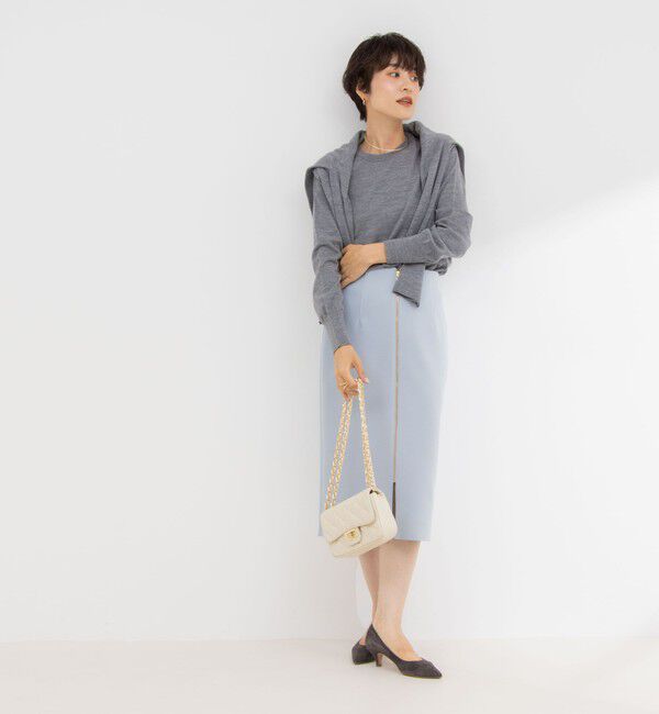 NOLLEY'S sophi「《手洗い可能》ウール100%クルーネックカーディガン」|カーディガン|