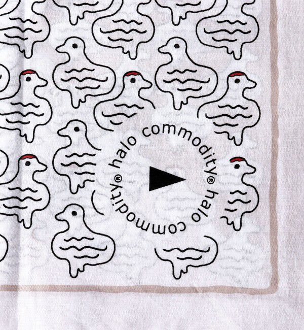 NOLLEY'S goodman「【halo commodity/ハロ コモディティー】雷鳥 Bandanna h251-901」|バンダナ・スカーフ|