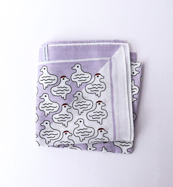 NOLLEY'S goodman「【halo commodity/ハロ コモディティー】雷鳥 Bandanna h251-901」|バンダナ・スカーフ|パープル系1