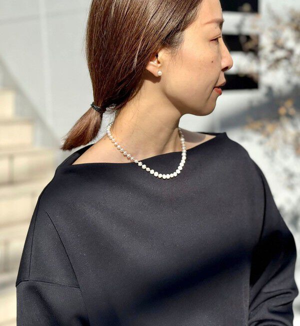 grace grace「【grace grace/グラスグラス】淡水スキップパールショートネックレス-Alice」|ネックレス|