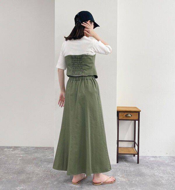 fredy emue「デニム/ミリタリービスチェ」|シャツ・ブラウス|