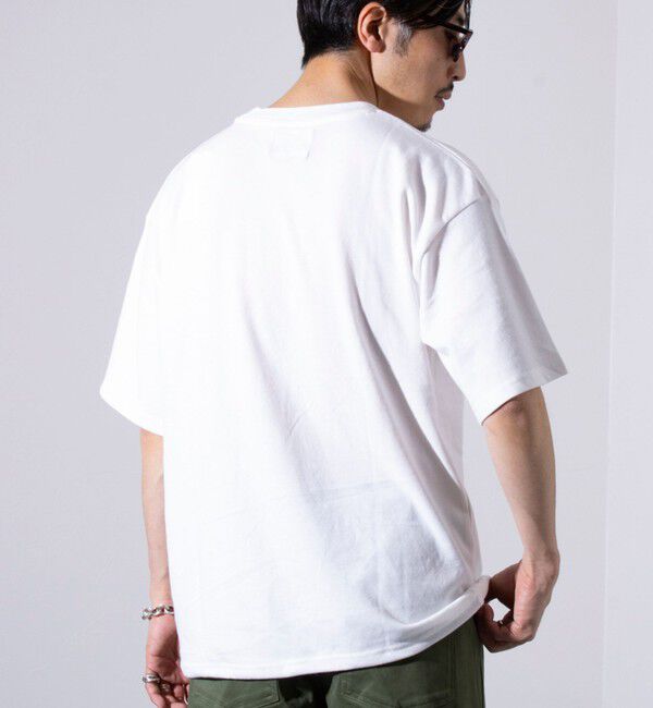 GLOSTER「【GLOSTER/グロスター】裾ドロスト 機能素材Tシャツ 無地T ショートスリーブ」|Tシャツ・カットソー|