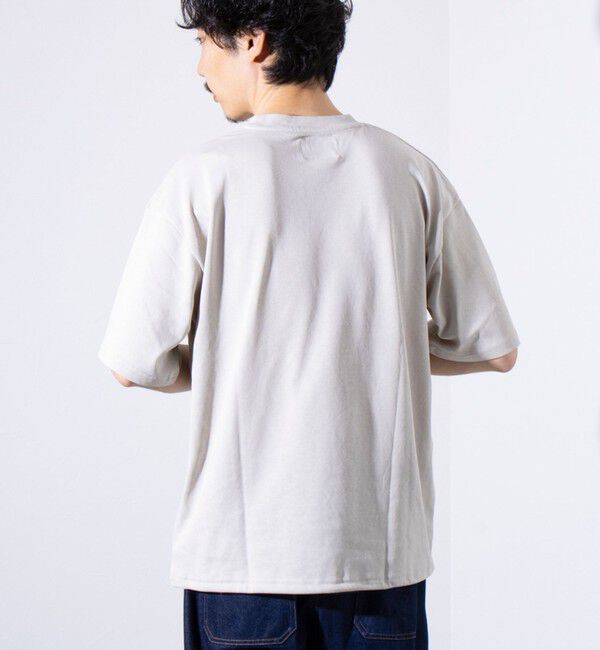 GLOSTER「【GLOSTER/グロスター】裾ドロスト 機能素材Tシャツ 無地T ショートスリーブ」|Tシャツ・カットソー|