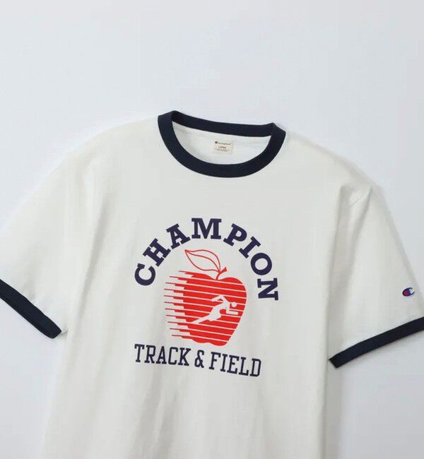 GLOSTER「【Champion/チャンピオン】ショートスリーブ リンガーTシャツ プリントT」|Tシャツ・カットソー|