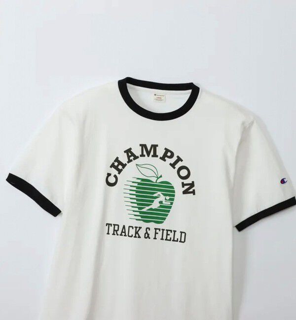 GLOSTER「【Champion/チャンピオン】ショートスリーブ リンガーTシャツ プリントT」|Tシャツ・カットソー|