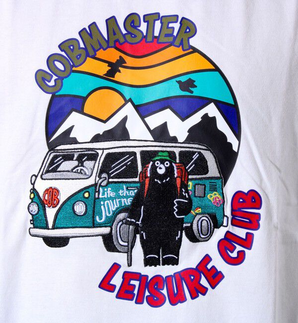 FREDY MAC「【COBMASTER/コブマスター】吸水速乾 旅するベアーTシャツ フロントプリント」|Tシャツ・カットソー|