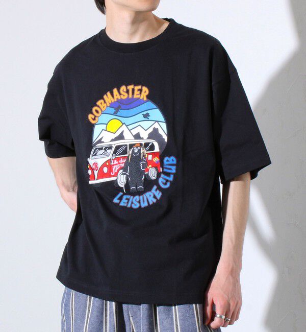 FREDY MAC「【COBMASTER/コブマスター】吸水速乾 旅するベアーTシャツ フロントプリント」|Tシャツ・カットソー|