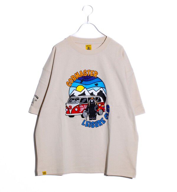 FREDY MAC「【COBMASTER/コブマスター】吸水速乾 旅するベアーTシャツ フロントプリント」|Tシャツ・カットソー|