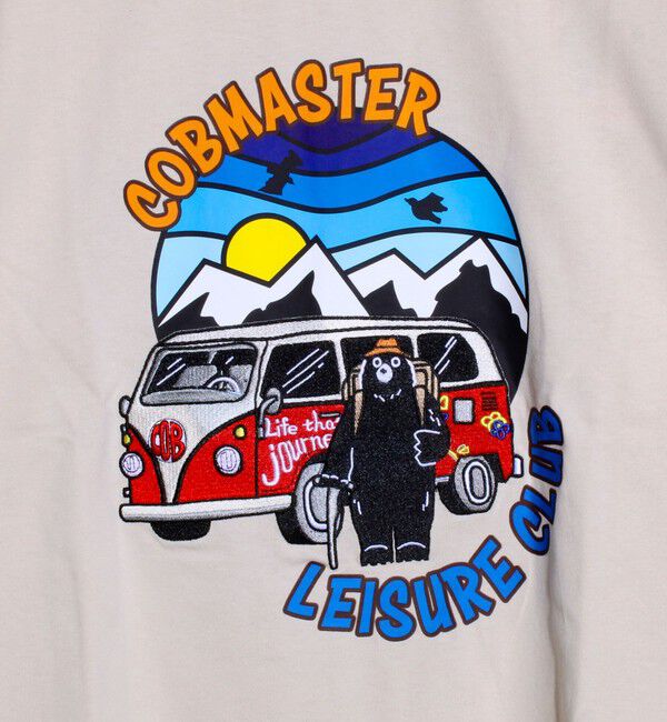 FREDY MAC「【COBMASTER/コブマスター】吸水速乾 旅するベアーTシャツ フロントプリント」|Tシャツ・カットソー|