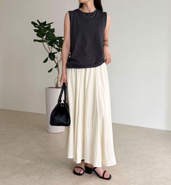 fredy emue「《セットアップ対応》タンブラー鹿の子フレアースカート」|スカート|