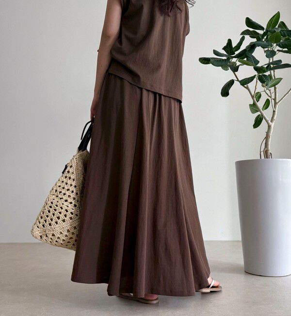 fredy emue「《セットアップ対応》タンブラー鹿の子フレアースカート」|スカート|