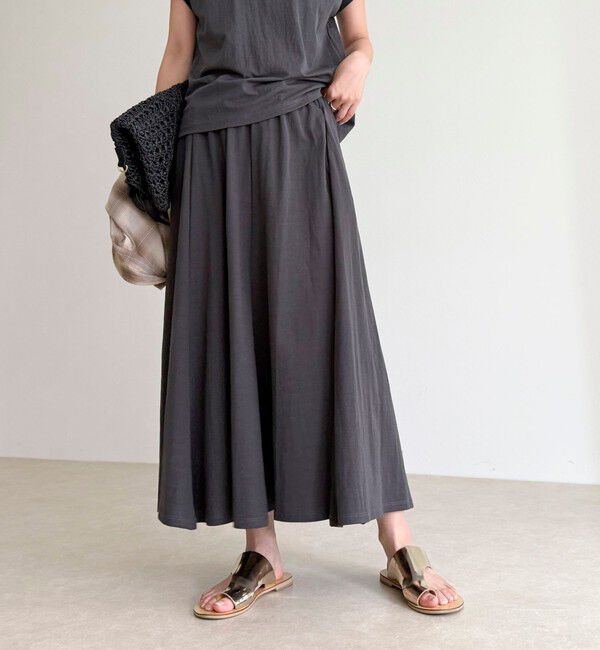 fredy emue「《セットアップ対応》タンブラー鹿の子フレアースカート」|スカート|