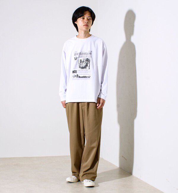 GLOSTER「【MARUDE COTTON】フォトT ロングスリーブ」|Tシャツ・カットソー|